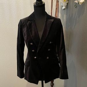 White House Black Market Velvet Blazer
